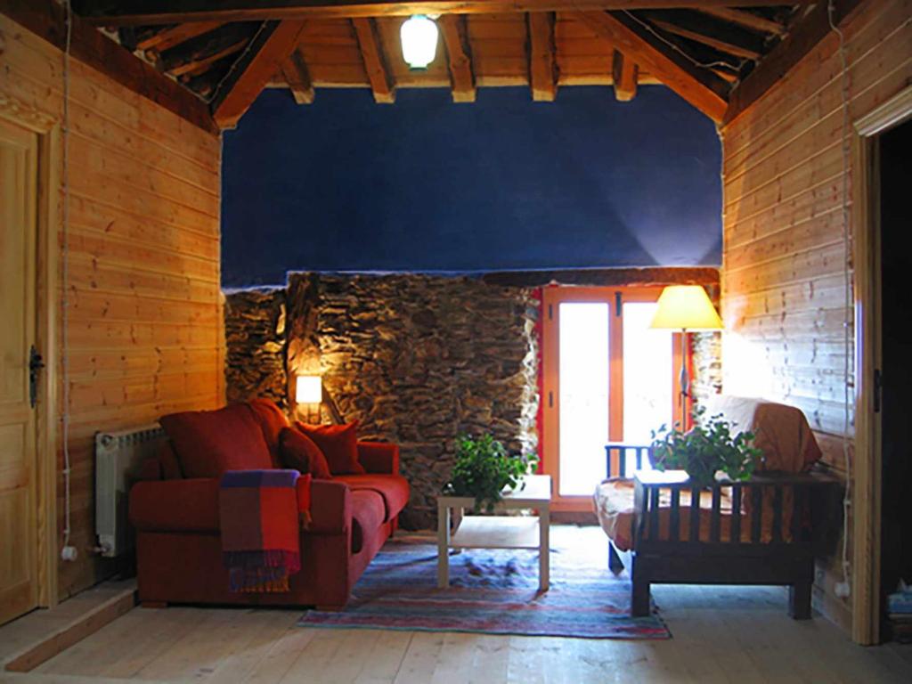 Posezení v ubytování Casa Rural Sobre Fábulas