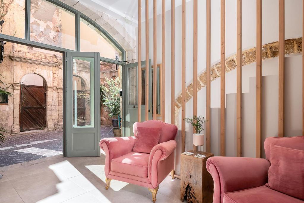 Istumisnurk majutusasutuses Viaggio Elegant Rooms