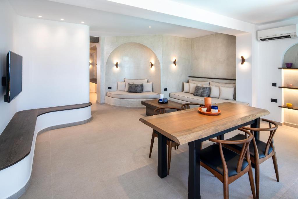 Posezení v ubytování Gonia Residences