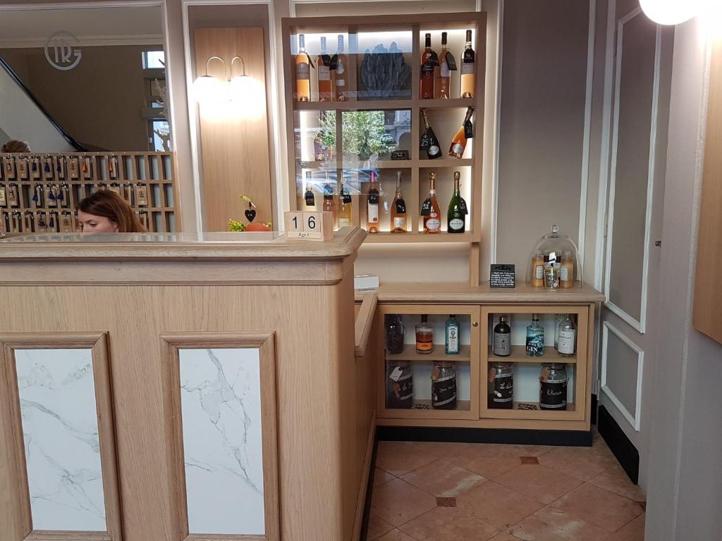 Lounge nebo bar v ubytování Grand Hôtel Richelieu