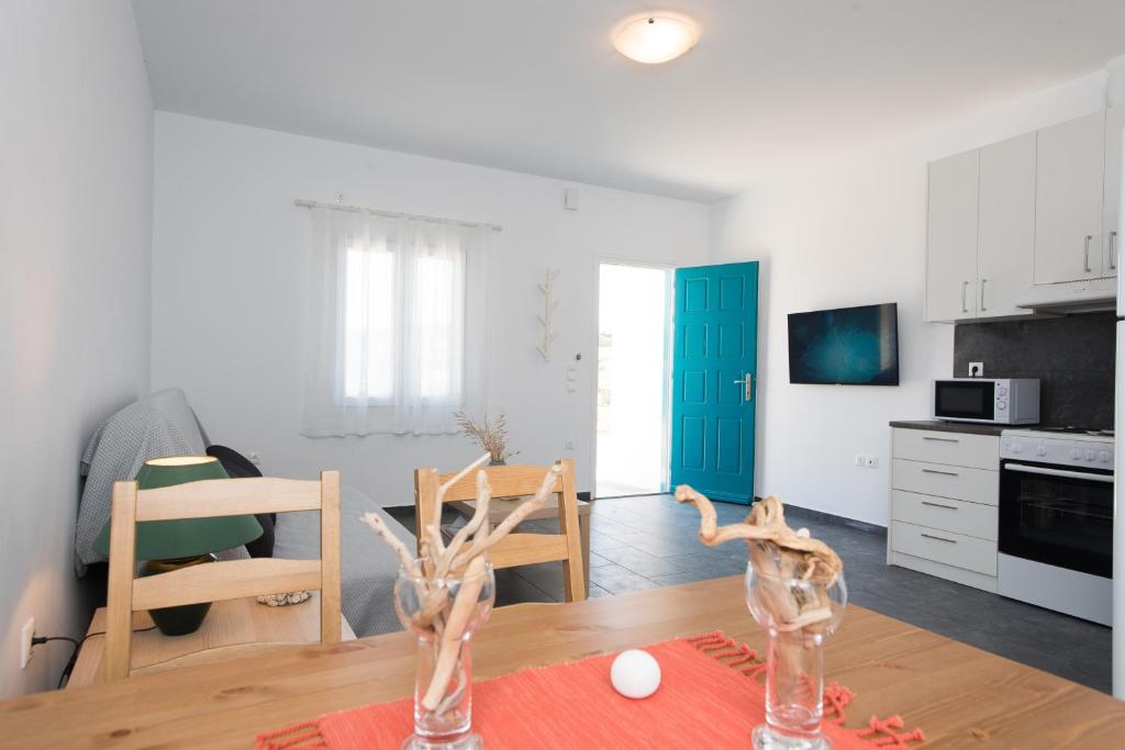 Kuchyň nebo kuchyňský kout v ubytování A&A House Mykonos B