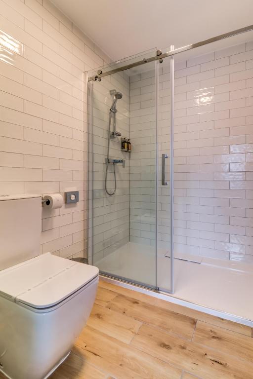Koupelna v ubytování Hotel Na Rozcestí