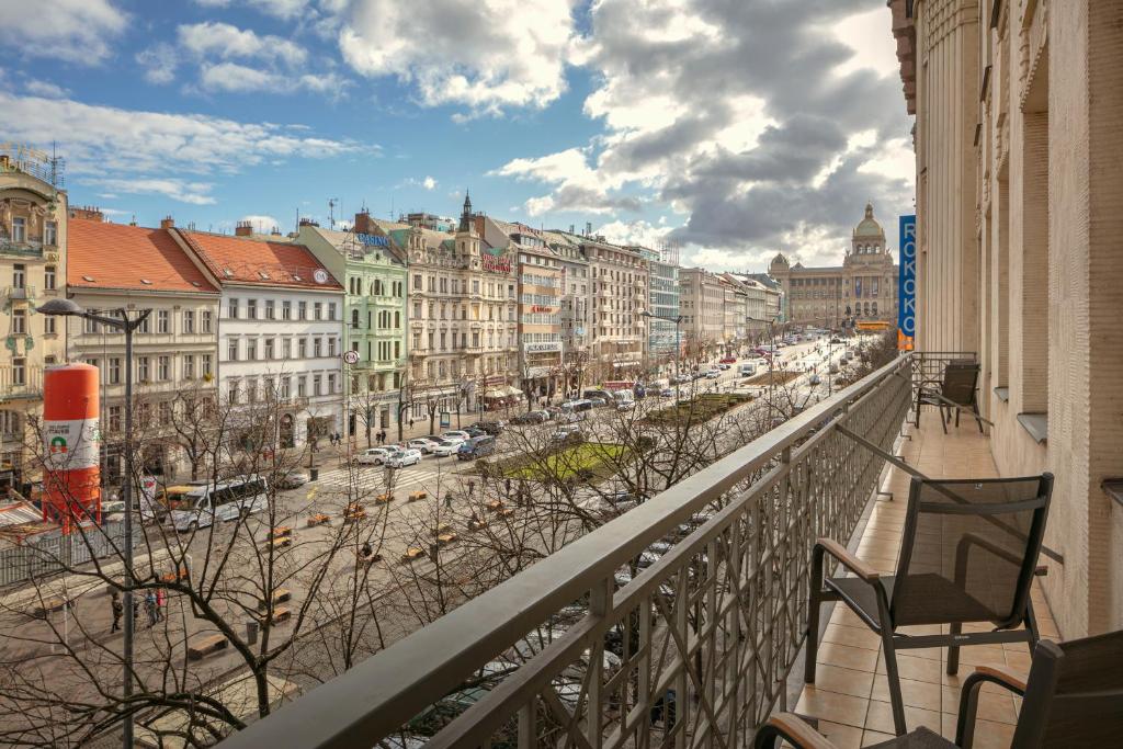 Widok na miasto Praga z tego hotelu