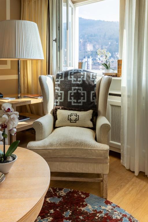Uma área de estar em House of Hütter- Heidelberg Suites Boutique