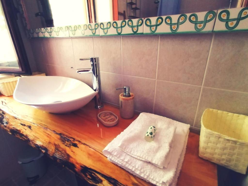 Ein Badezimmer in der Unterkunft Casa Salvià