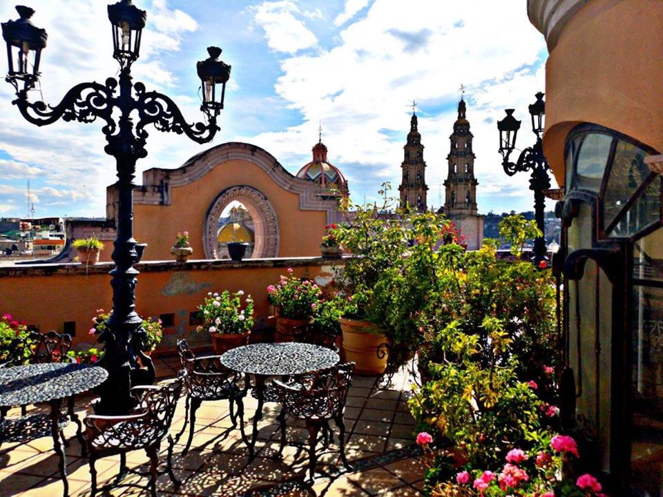 Balkón nebo terasa v ubytování Hotel Hacienda los Narcisos