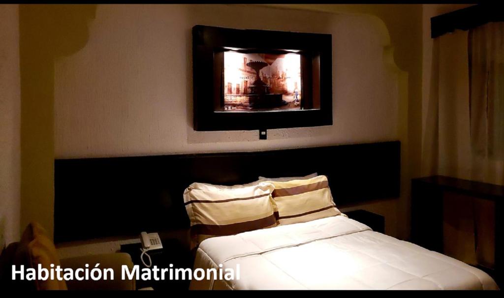 Postel nebo postele na pokoji v ubytování Hotel Murillo Plaza