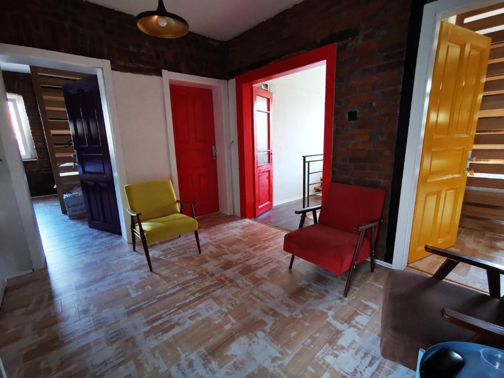 Postel nebo postele na pokoji v ubytování Old Town Hostel Ohrid