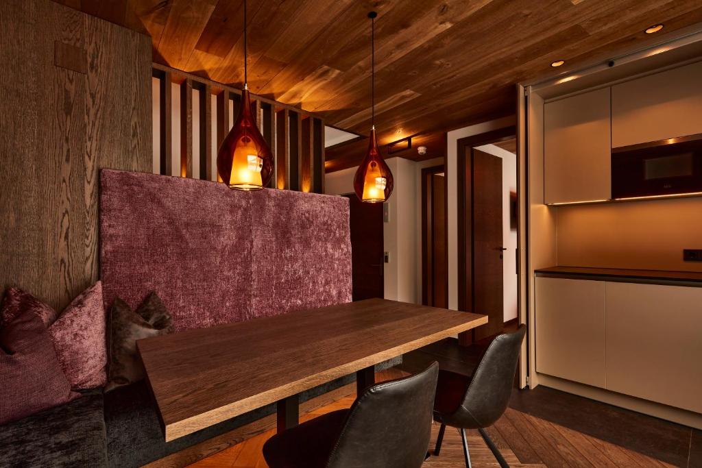 Posezení v ubytování Hotel Alpina