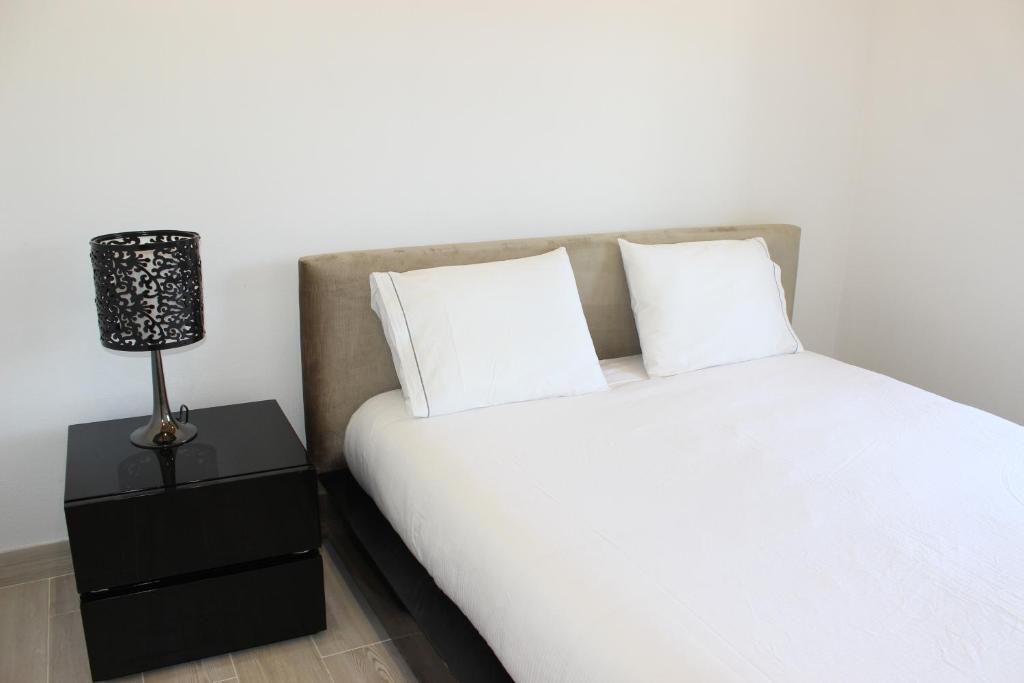 Uma cama ou camas num quarto em Casa do Vale da Mula