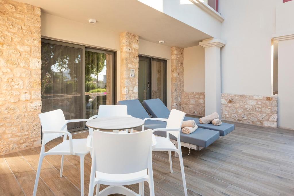 Posezení v ubytování Apollon Hotel