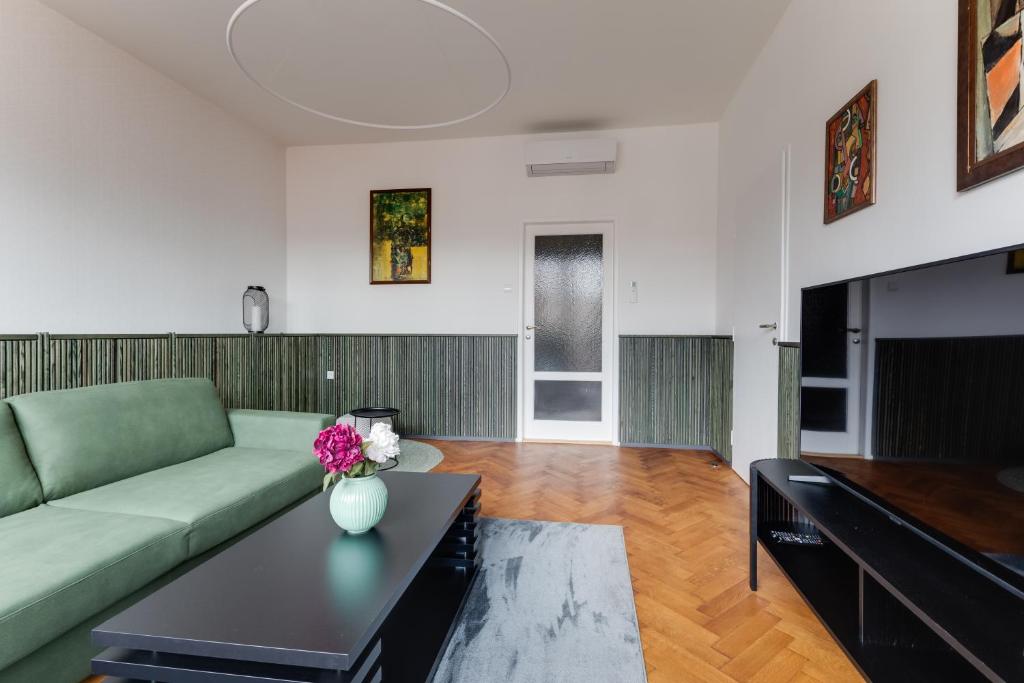 Część wypoczynkowa w obiekcie Apartment Petrska
