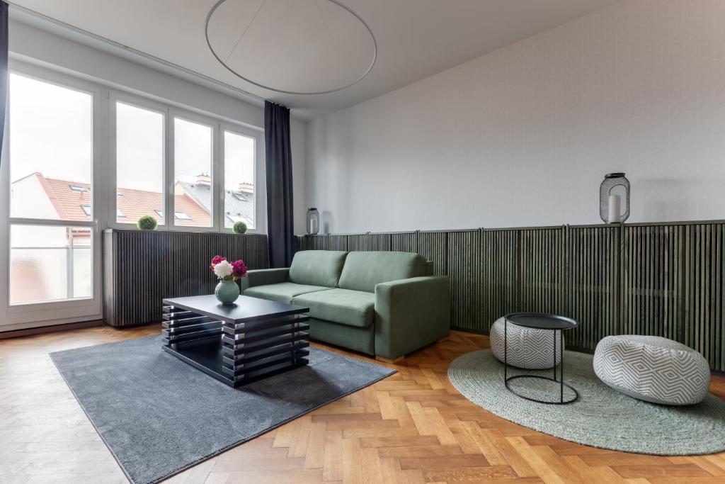 Część wypoczynkowa w obiekcie Apartment Petrska