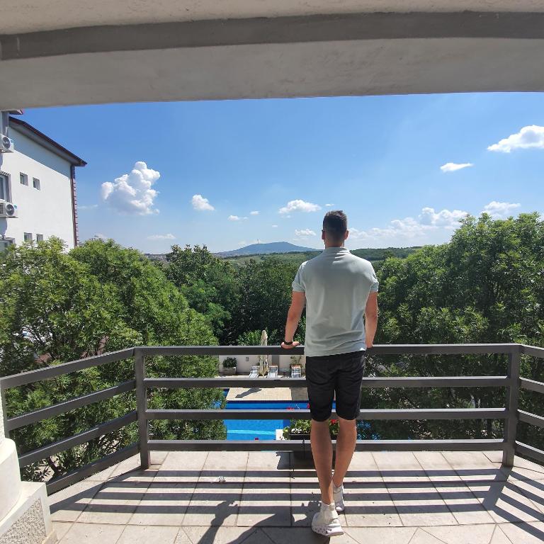 Balkón nebo terasa v ubytování Villa Boho Cherga