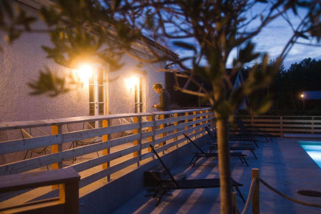 Bazén v ubytování Hotell Persnäs nebo v jeho okolí