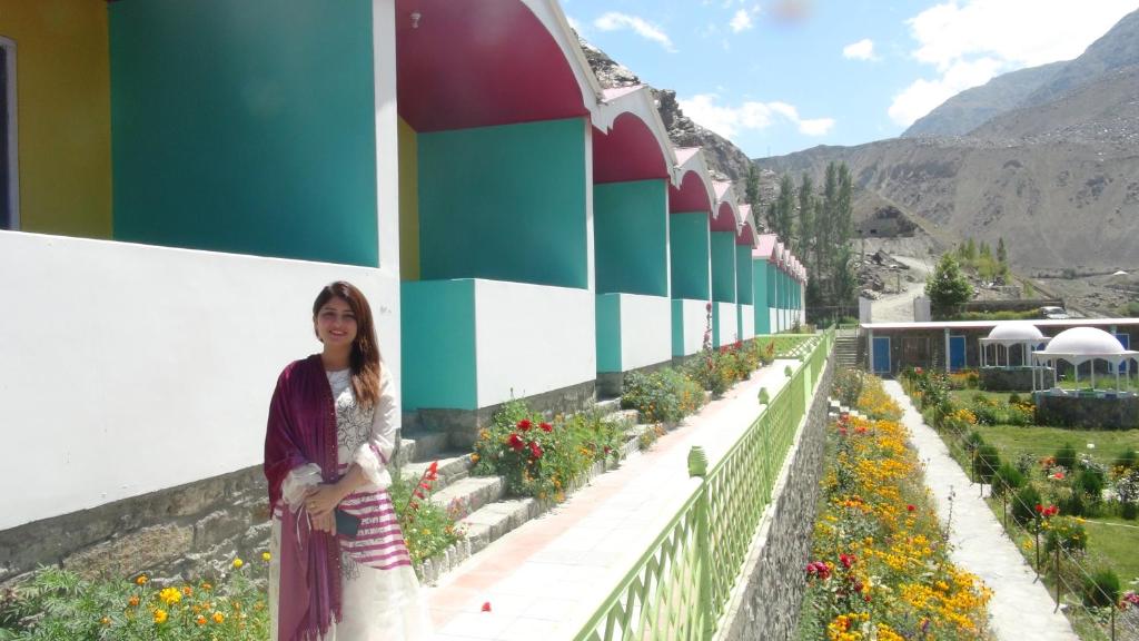 Üldine mäevaade või majutusasutusest Hotel Mountain Lodge Skardu pildistatud vaade