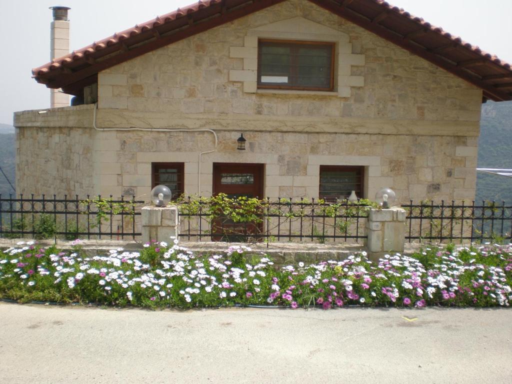 A garden outside Vasiliki's Residence - Breathtaking View