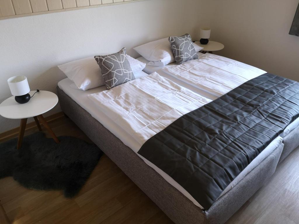 Postelja oz. postelje v sobi nastanitve Lindenhof Falkenberg