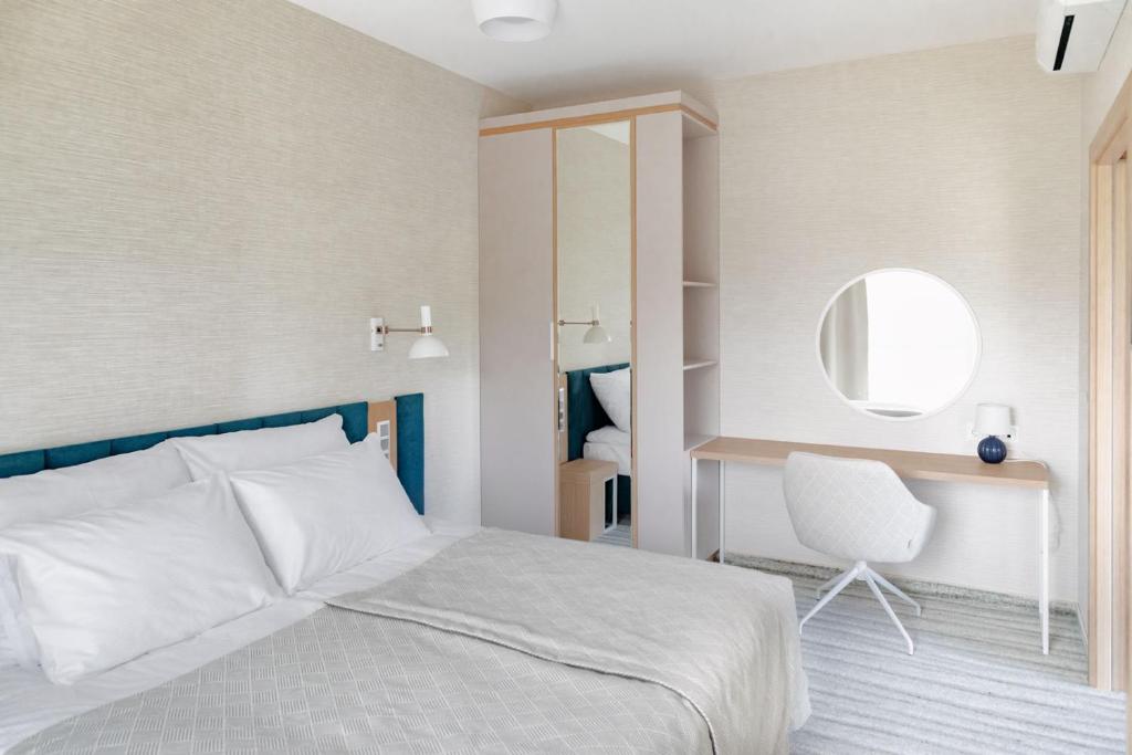 Postel nebo postele na pokoji v ubytování Hotel Morski Widok