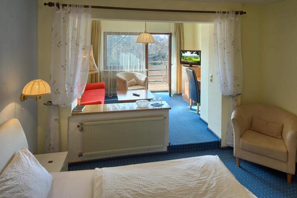 TV a/nebo společenská místnost v ubytování Hotel Bären