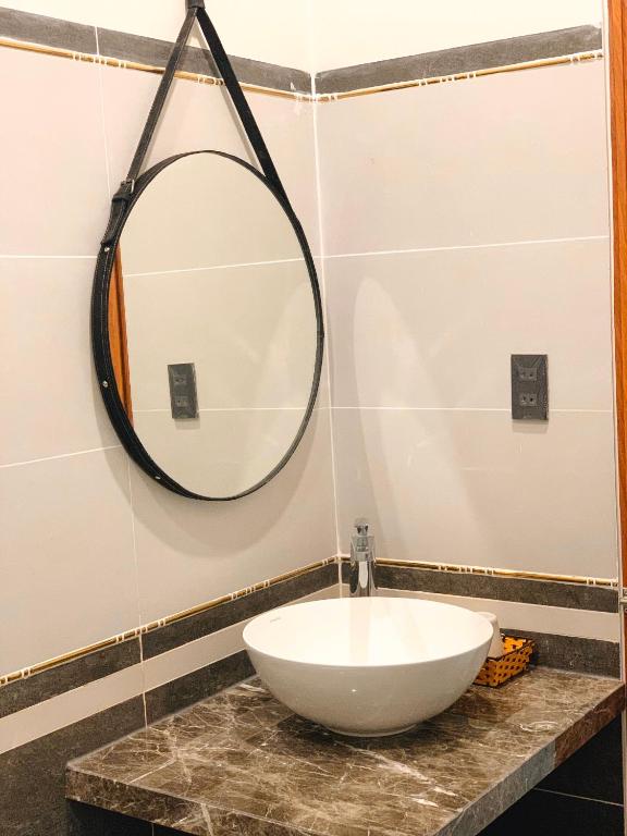 Phòng tắm tại Gia An Hung Guest House