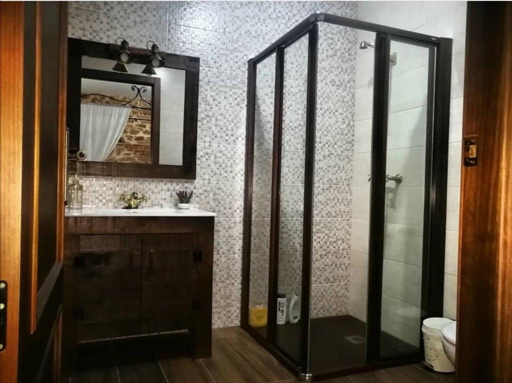 Kúpeľňa v ubytovaní HOTEL RURAL TOCAMPAVI