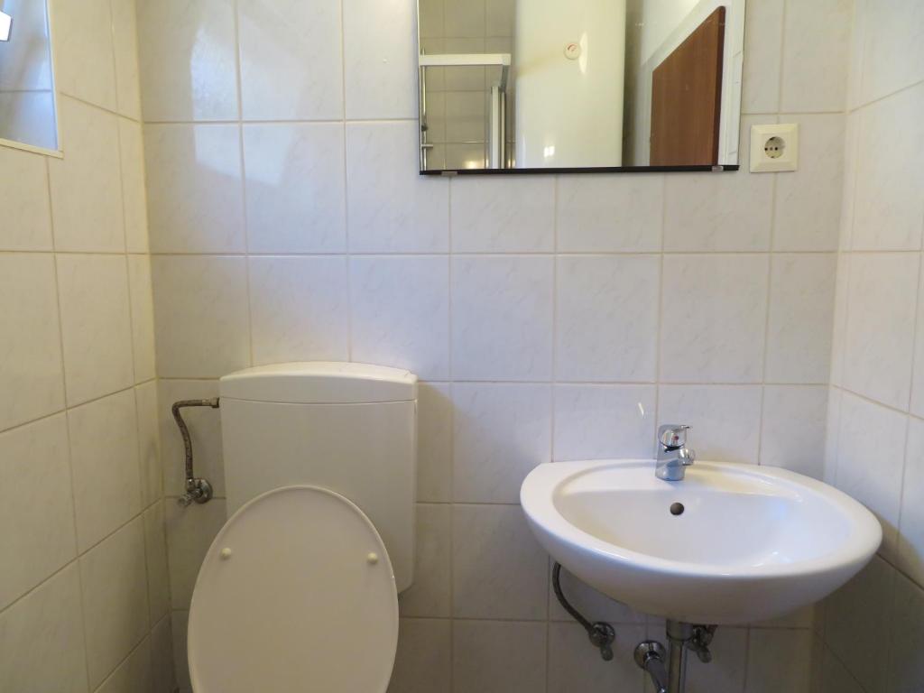 Koupelna v ubytování Haus Irmi