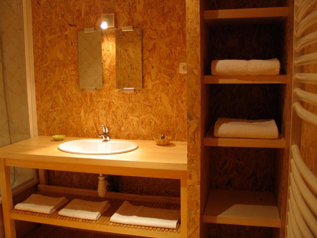 Koupelna v ubytování Maison Rouge