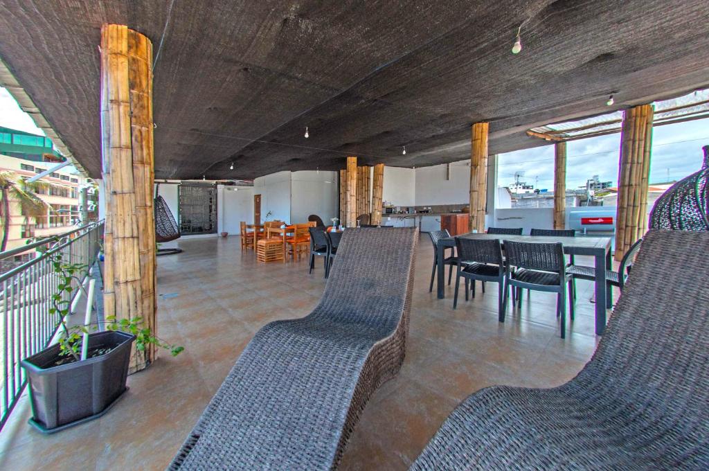 Posezení v ubytování Hostal Costa del Pacifico