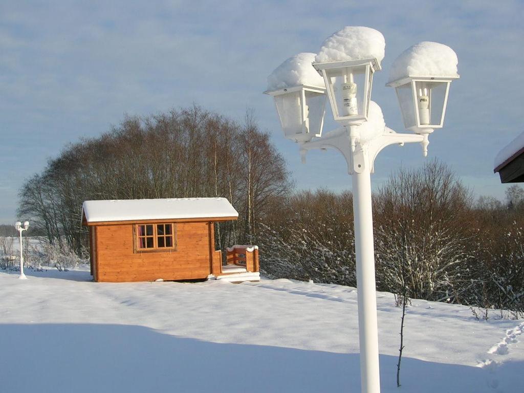 Chalet v zimě