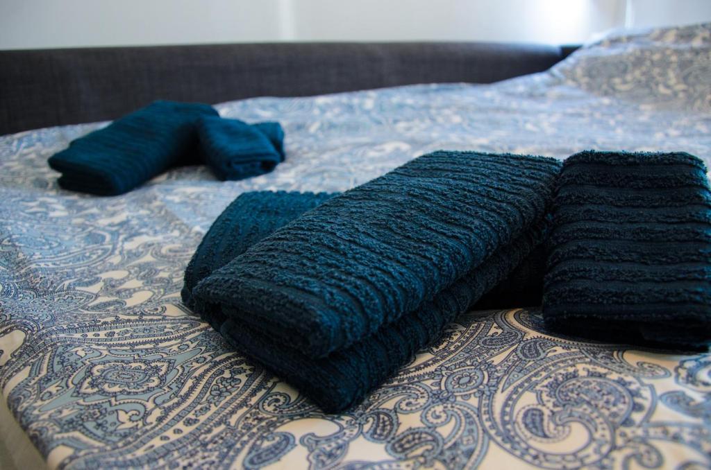 Letto o letti in una camera di Dunavski Kej