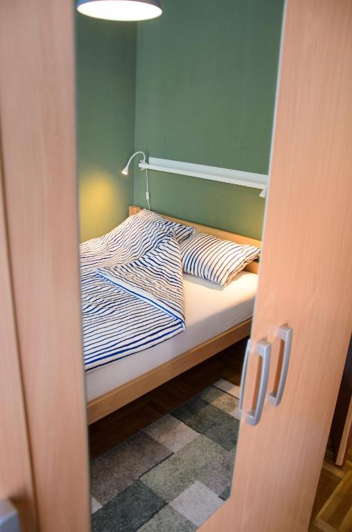 Letto o letti in una camera di Dunavski Kej