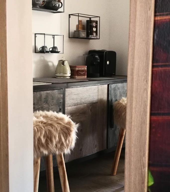 Postel nebo postele na pokoji v ubytování appartment & rooms SecondoPiano