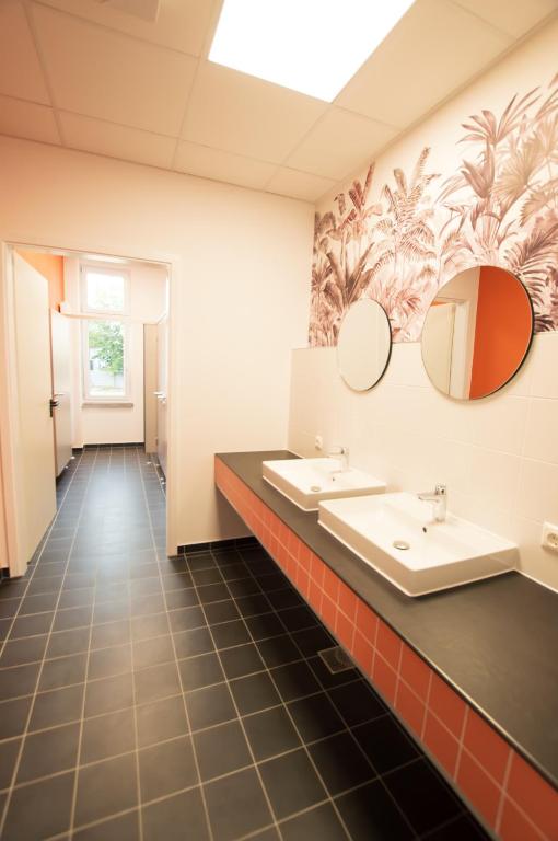 Koupelna v ubytování NeoHostel