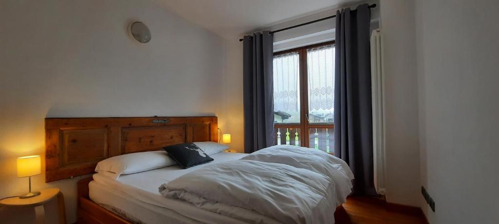 Postel nebo postele na pokoji v ubytování Residence Weissthor