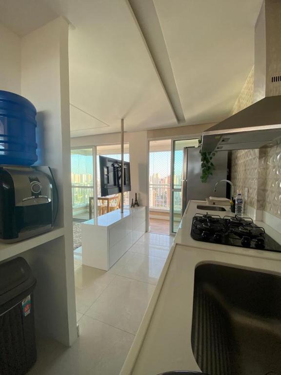 Apartamento 100% climatizado com varanda gourmet