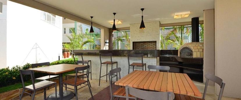  Apartamento 100% climatizado com varanda gourmet