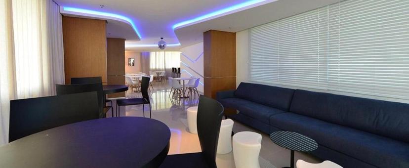  Apartamento 100% climatizado com varanda gourmet