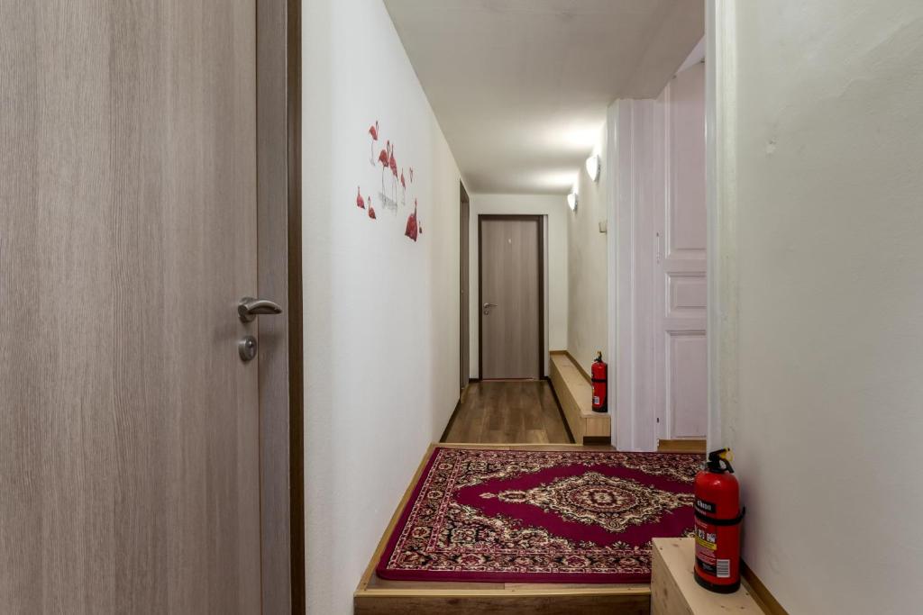 Postel nebo postele na pokoji v ubytování Budapest Three Cats Hostel