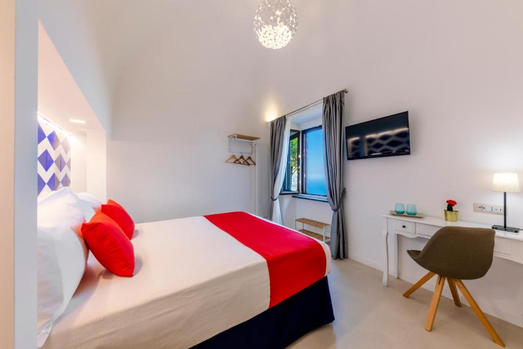 Uma cama ou camas num quarto em Monte Brusara Relais