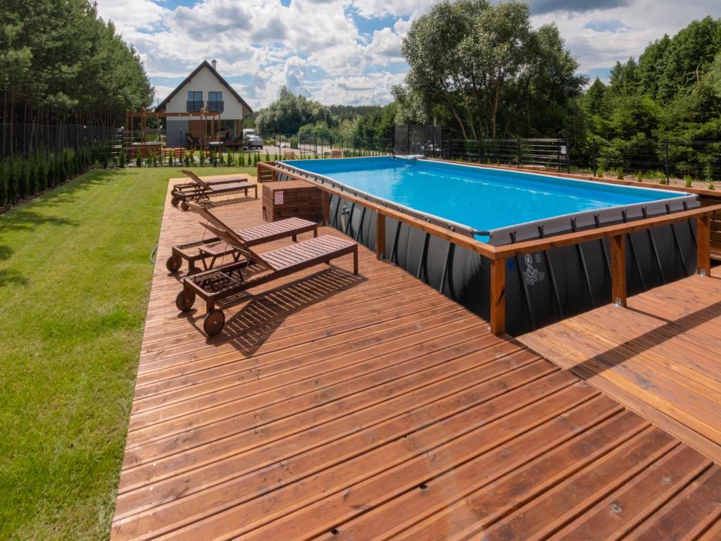 Bazén v ubytovaní Sun House - Domy Mazur alebo v jeho blízkosti