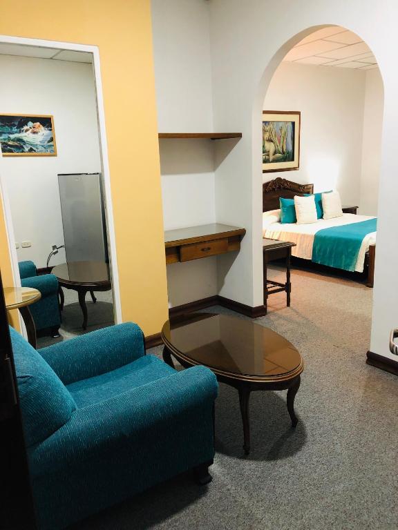 Posezení v ubytování El Gran Hotel de Pereira