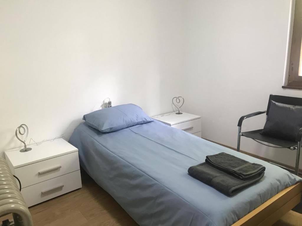 Postel nebo postele na pokoji v ubytování Genzianella