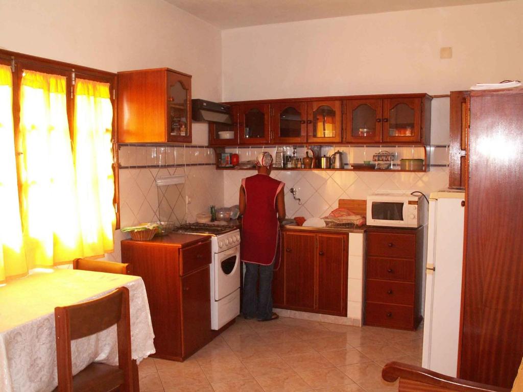Kuchyň nebo kuchyňský kout v ubytování Edificio Magico