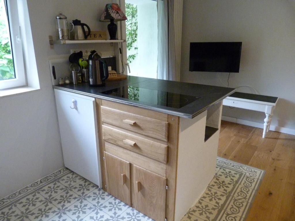Kuchyň nebo kuchyňský kout v ubytování Gästezimmer Am Hüstert