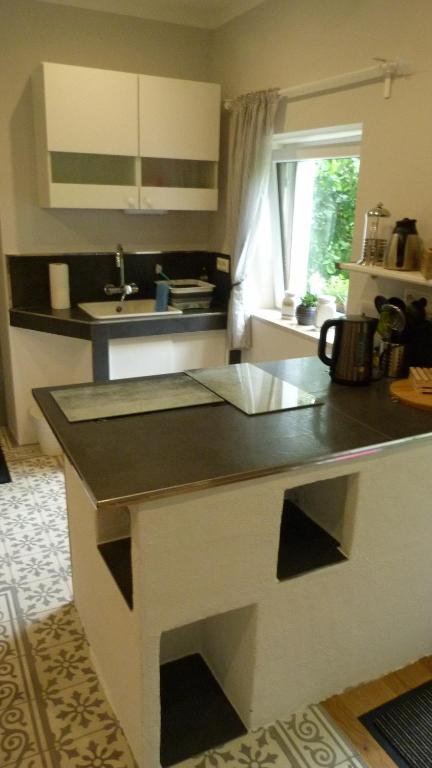 Kuchyň nebo kuchyňský kout v ubytování Gästezimmer Am Hüstert