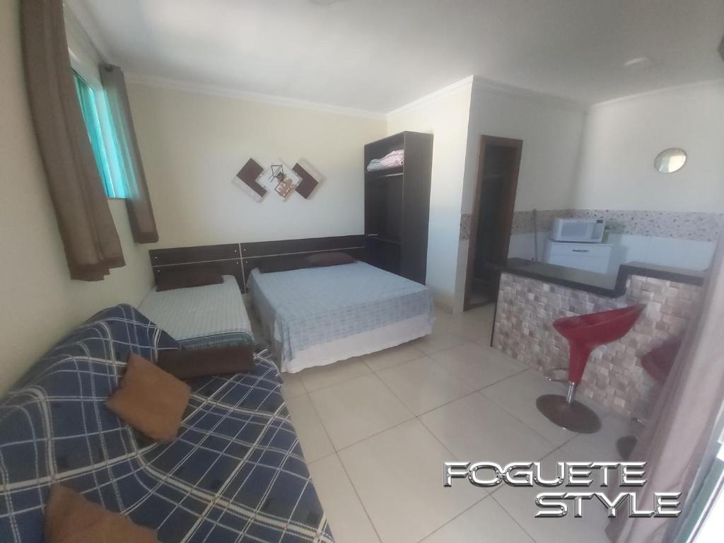 Postel nebo postele na pokoji v ubytování Foguete style - Cabo Frio