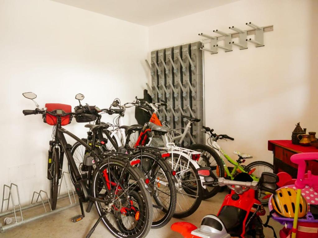Fitness centrum a/nebo fitness zařízení v ubytování Peterlan Hof