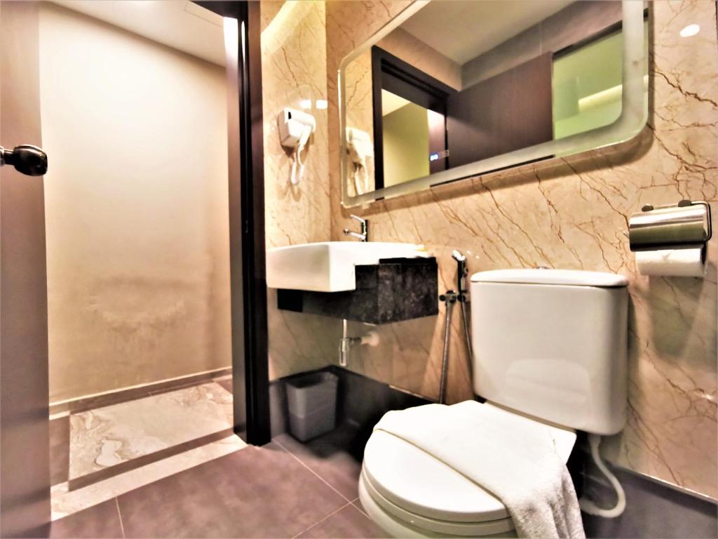 Koupelna v ubytování Prestigo Hotel - Johor Bharu