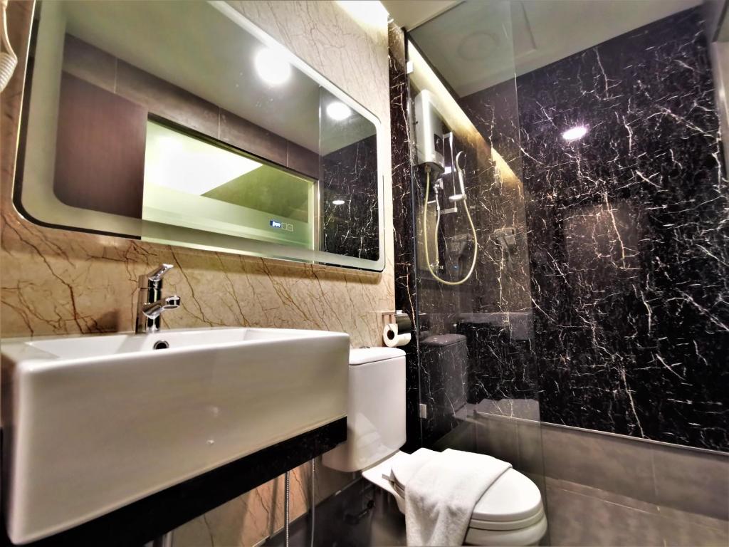 Koupelna v ubytování Prestigo Hotel - Johor Bharu